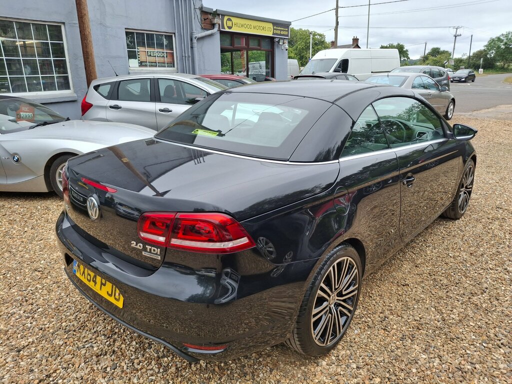 Volkswagen EOS 2.0 Tdi Bluemotion Tech Exclusive Cabriolet Di Black #6