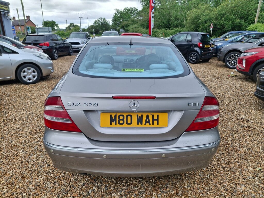 Mercedes-Benz CLK 2.7 Clk270 Cdi Avantgarde Coupe Silver #6