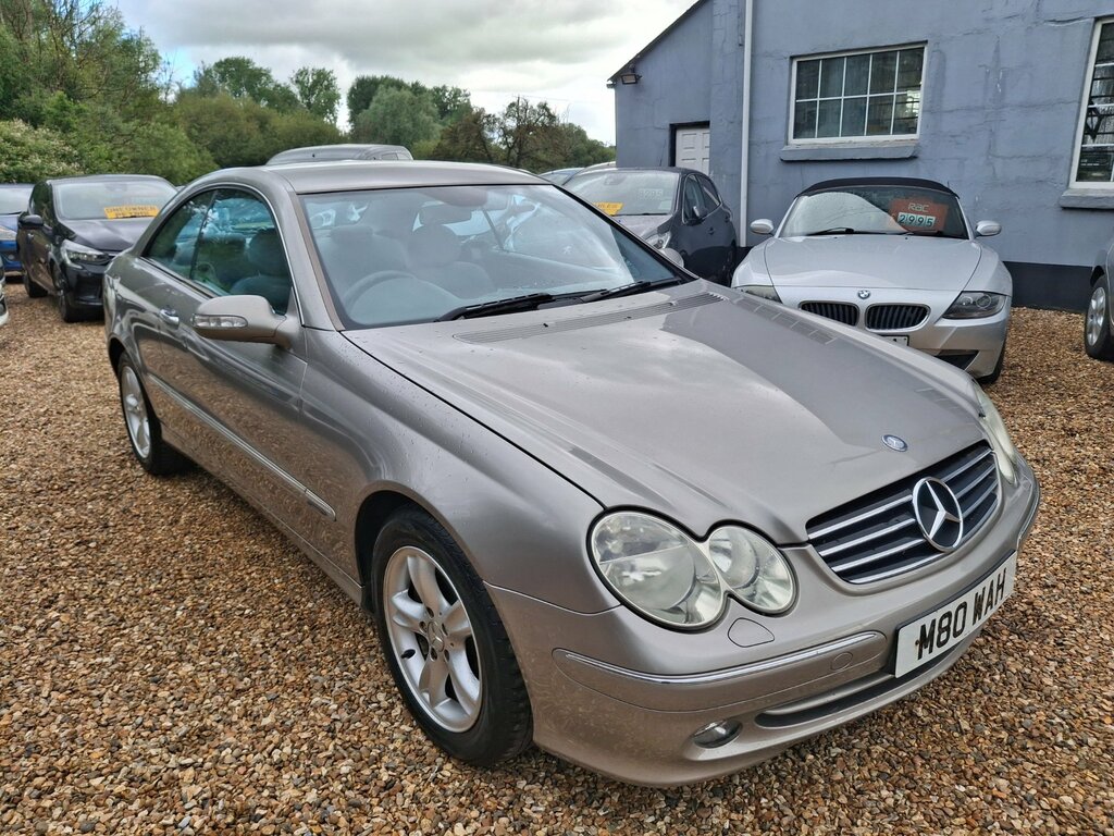 Mercedes-Benz CLK 2.7 Clk270 Cdi Avantgarde Coupe Silver