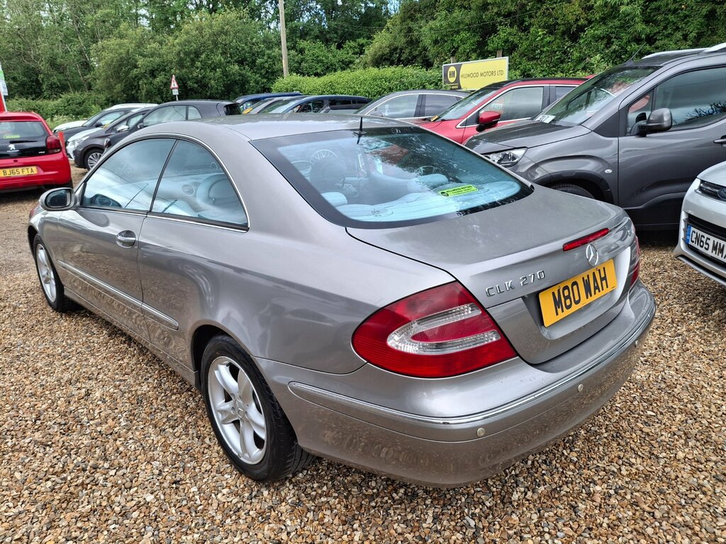 Mercedes-Benz CLK 2.7 Clk270 Cdi Avantgarde Coupe Silver #4