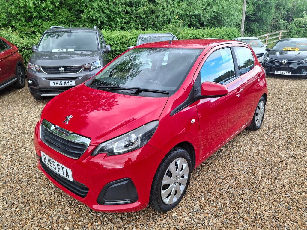 Peugeot 108 1.0 Active Hatchback Euro 6 68 BJ65FTA Red #2