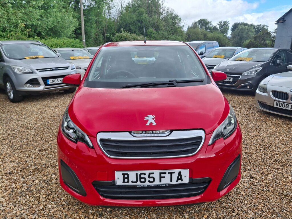 Peugeot 108 1.0 Active Hatchback Euro 6 68 BJ65FTA Red #5