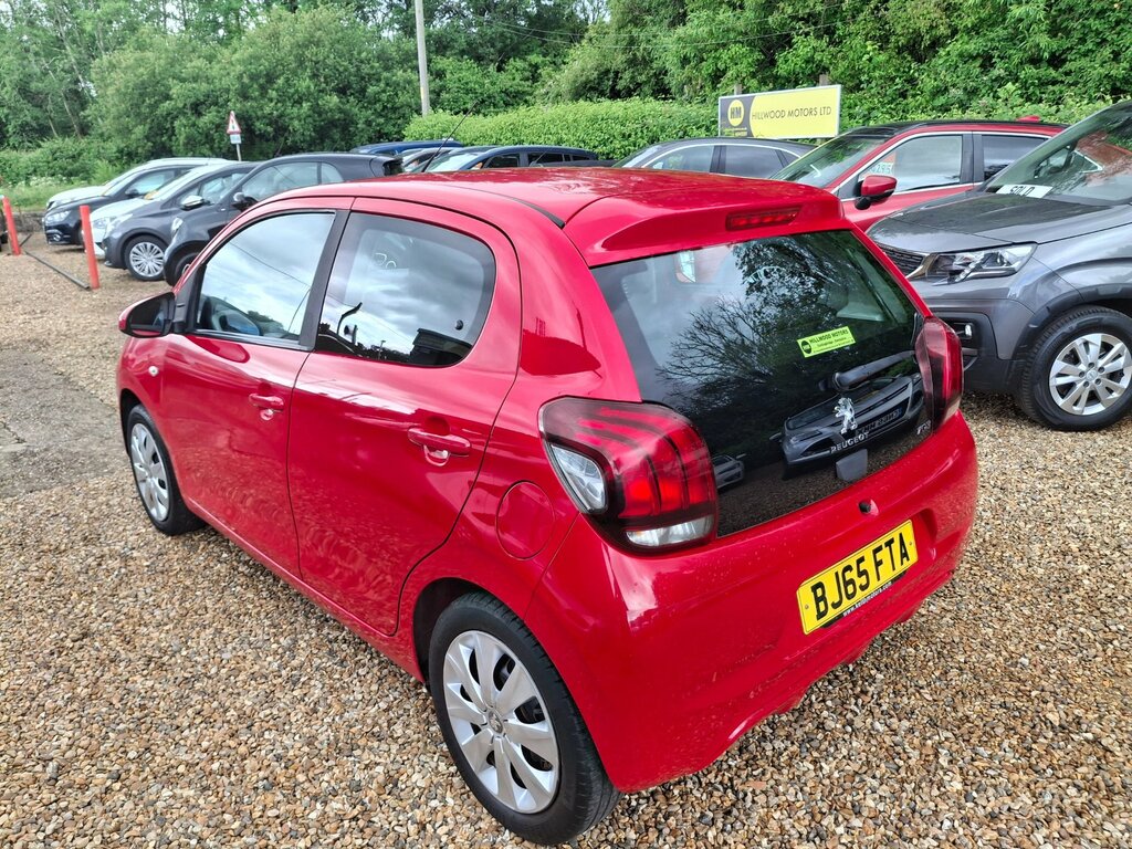 Peugeot 108 1.0 Active Hatchback Euro 6 68 BJ65FTA Red #4