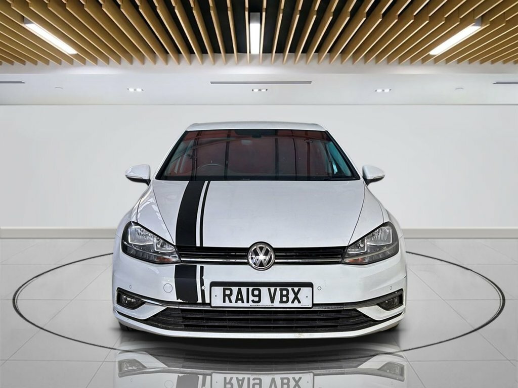 Volkswagen Golf Hatchback RA19VBX White #2