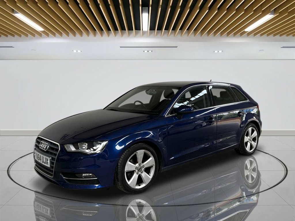 Audi A3 Hatchback YA64UJX Blue #4