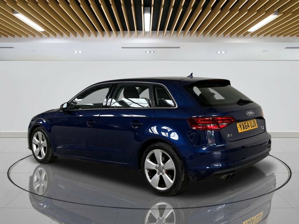 Audi A3 Hatchback YA64UJX Blue #6