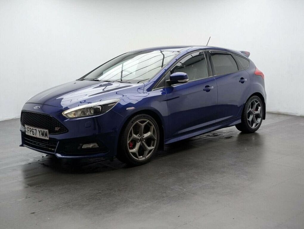Ford Focus 2.0 Tdci St-3 Hatchback Euro 6 FP67YMM Blue #4
