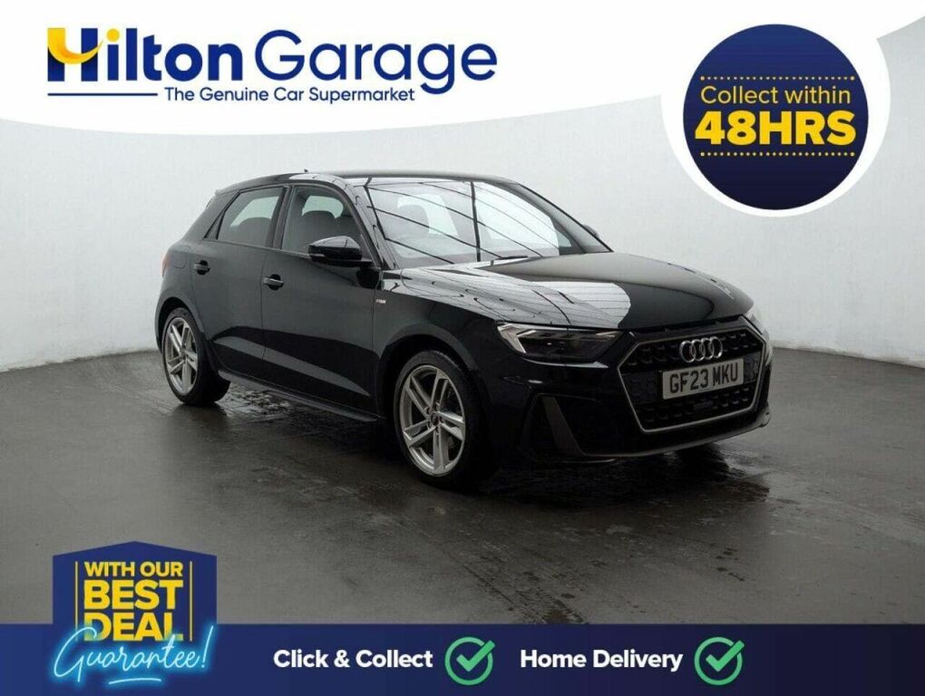 Audi A1 1.0 Tfsi 30 S Line Sportback S Tronic E GF23MKU Black #2