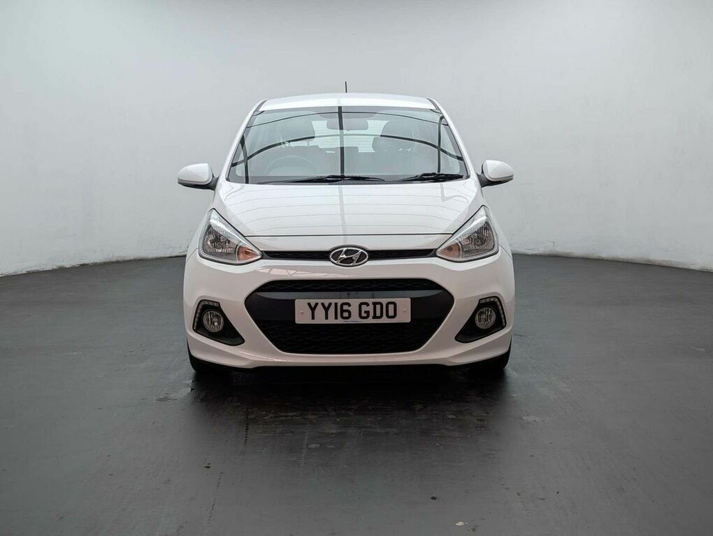 Hyundai I10 1.0 I10 Premium Blue Drive White #3
