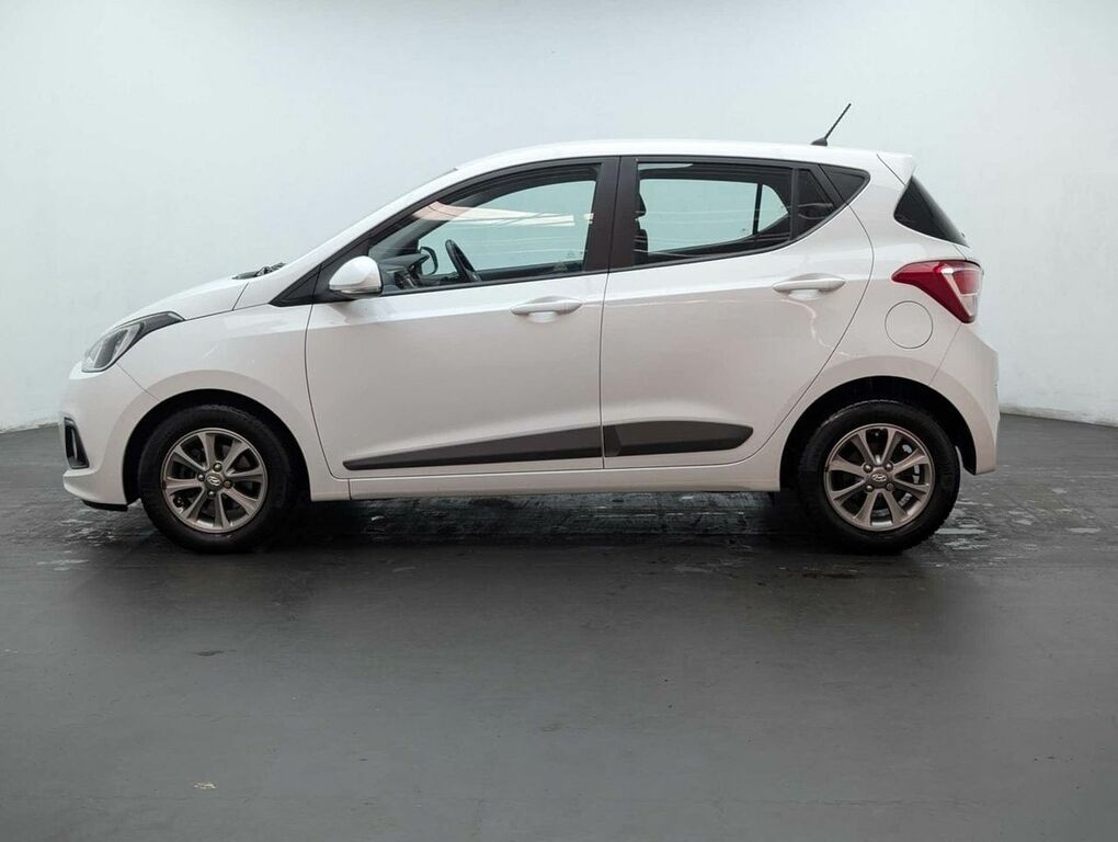 Hyundai I10 1.0 I10 Premium Blue Drive White #5