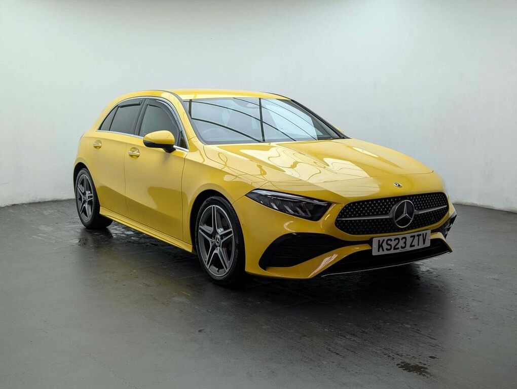 Mercedes-Benz A Class 1.3 A 180 Amg Line Executive Mhev KS23ZTV Yellow #2