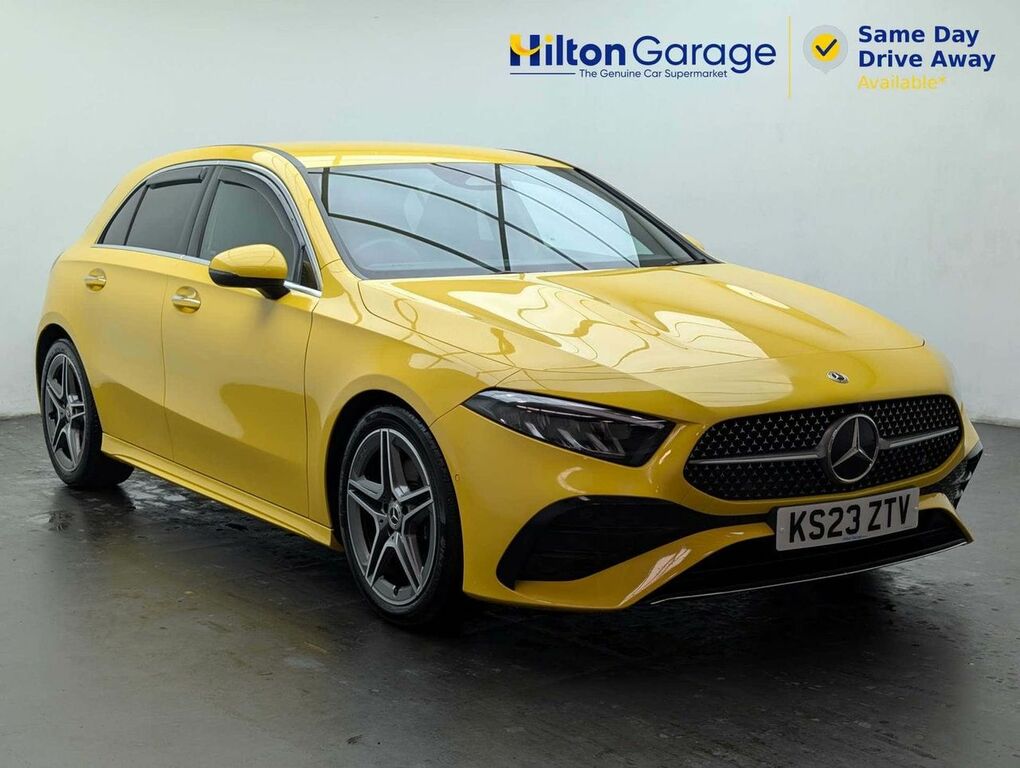 Mercedes-Benz A Class 1.3 A 180 Amg Line Executive Mhev Yellow