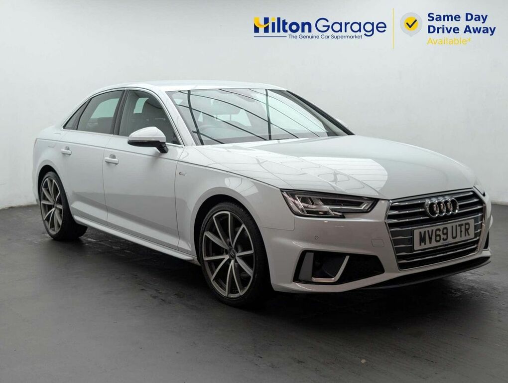 Audi A4 2.0 A4 S Line 35 Tfsi MV69UTR White