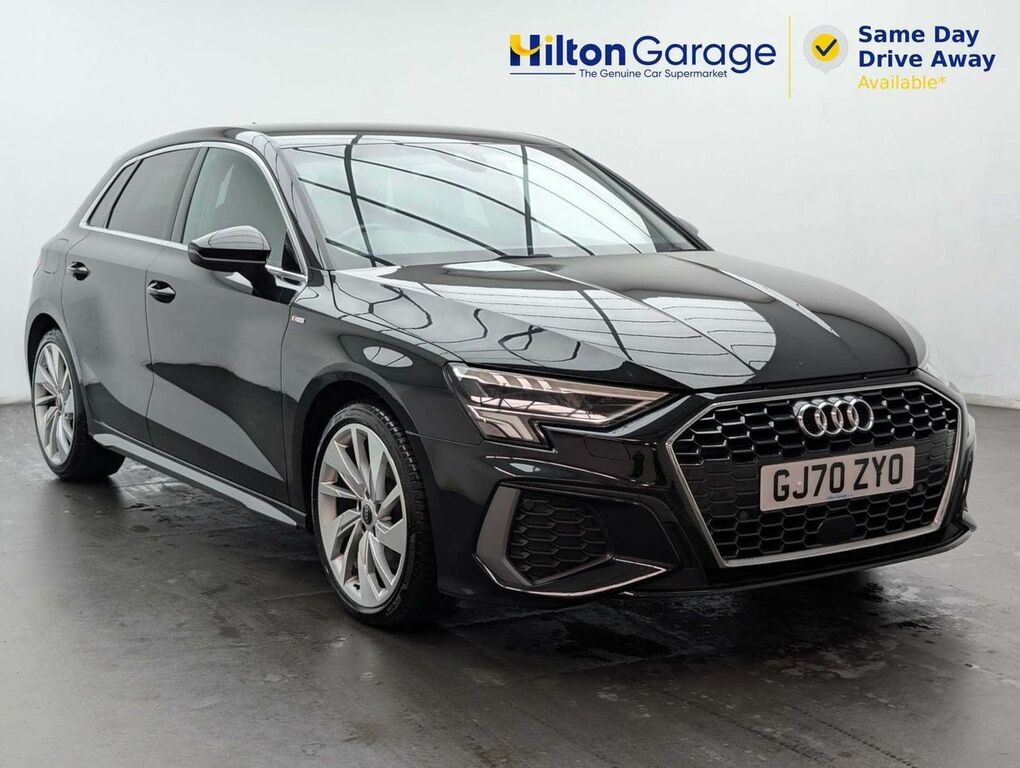 Audi A3 1.5 A3 Sportback 35 Tfsi S Line GJ70ZYO Black