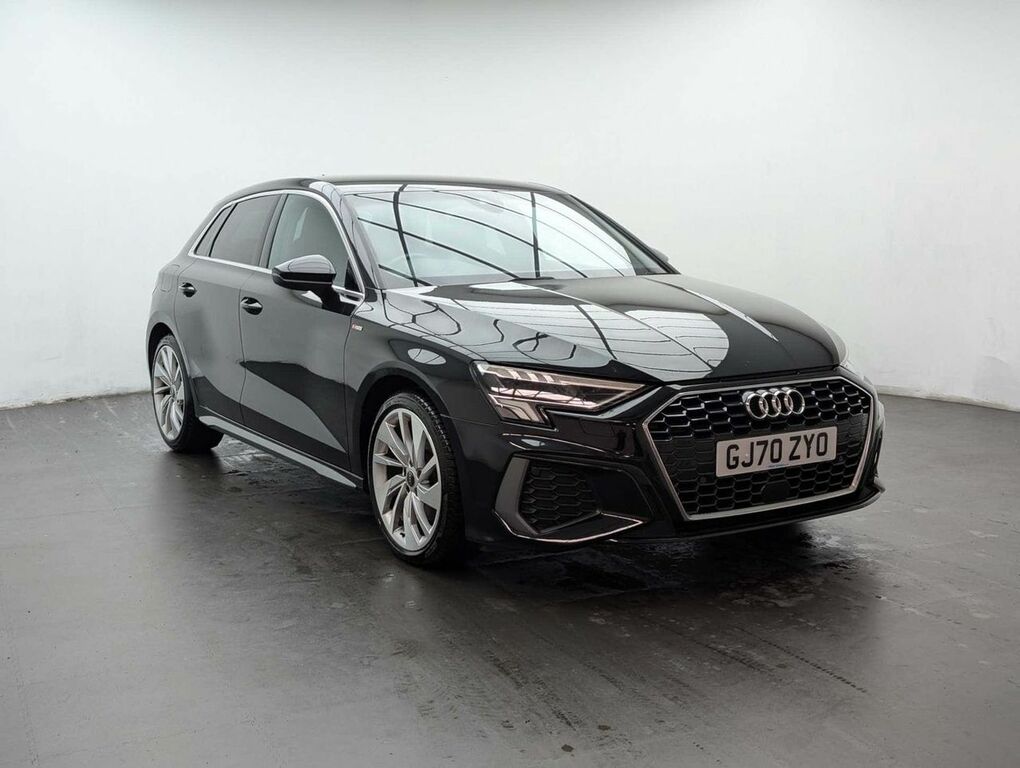 Audi A3 1.5 A3 Sportback 35 Tfsi S Line GJ70ZYO Black #2