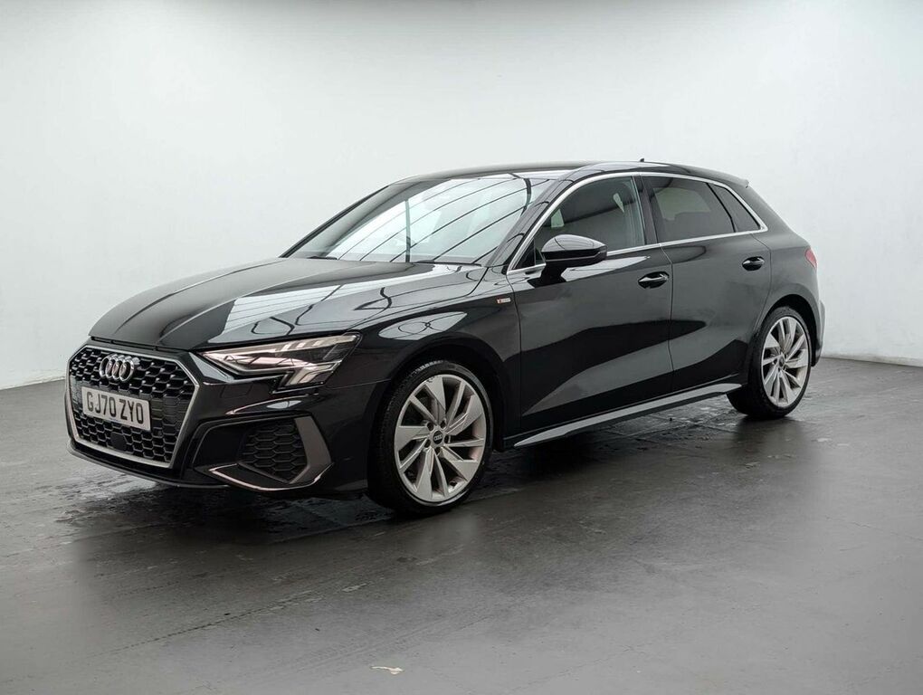 Audi A3 1.5 A3 Sportback 35 Tfsi S Line GJ70ZYO Black #4