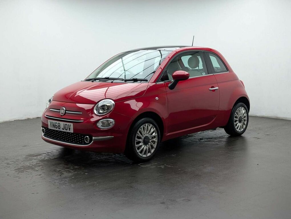 Fiat 500 1.2 500 Lounge YN68JOV Red #4