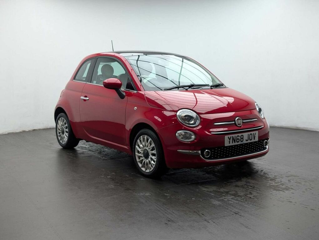 Fiat 500 1.2 500 Lounge YN68JOV Red #2