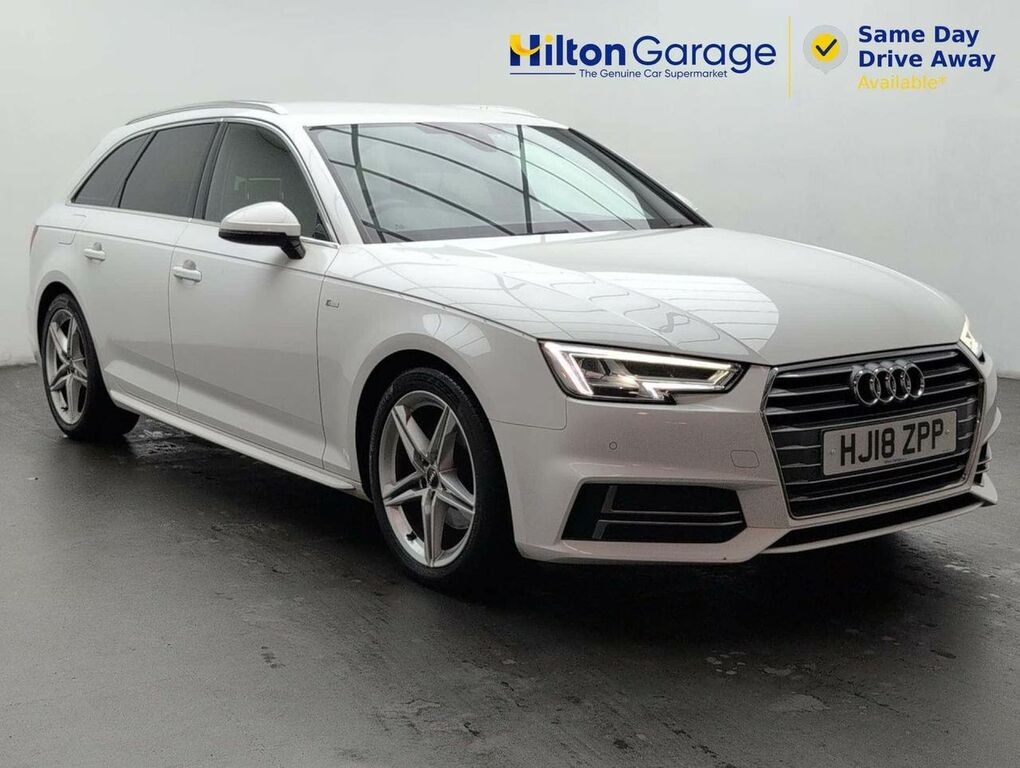 Audi A4 2.0 A4 S Line Tfsi HJ18ZPP White