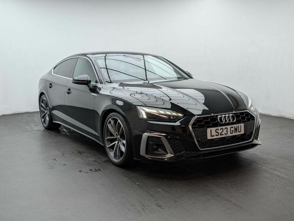 Audi A5 2.0 A5 Sportback 35 Tfsi Mhev S Line LS23GWU Black #2
