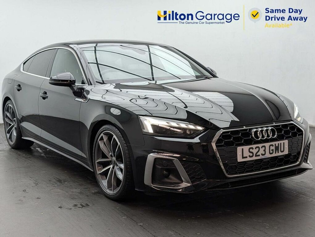 Audi A5 2.0 A5 Sportback 35 Tfsi Mhev S Line LS23GWU Black