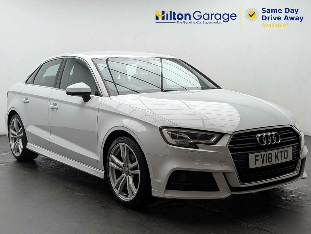 Audi A3 1.5 A3 S Line Tfsi FV18KTO White
