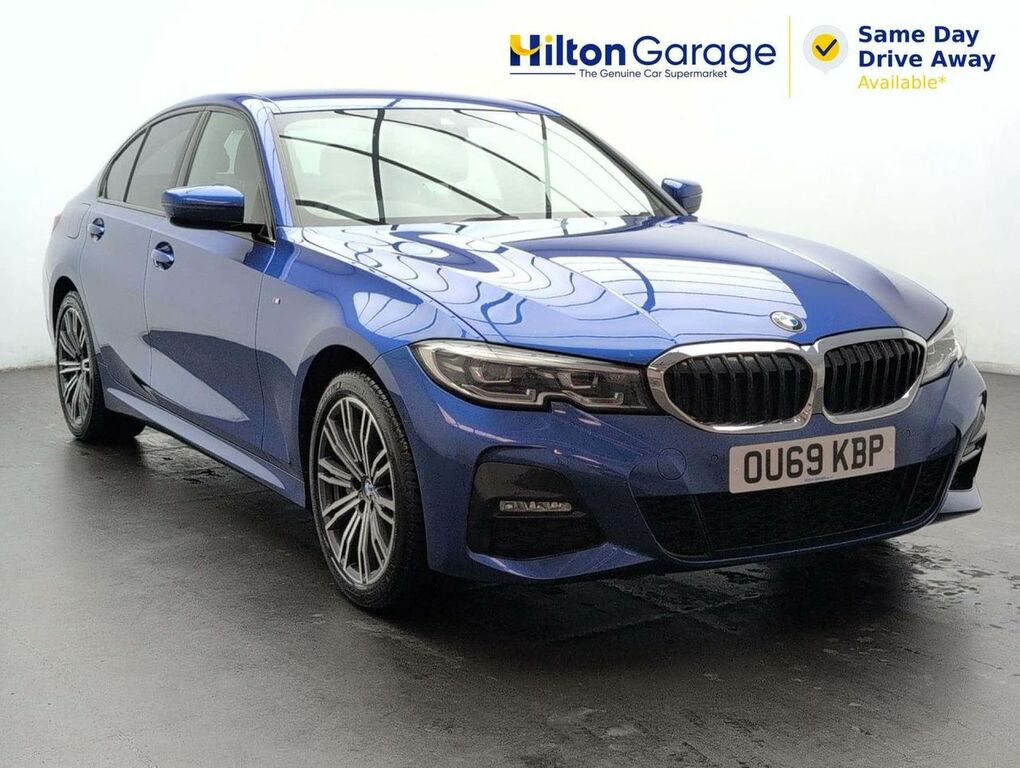 BMW 3 Series 2.0 330E M Sport OU69KBP Blue