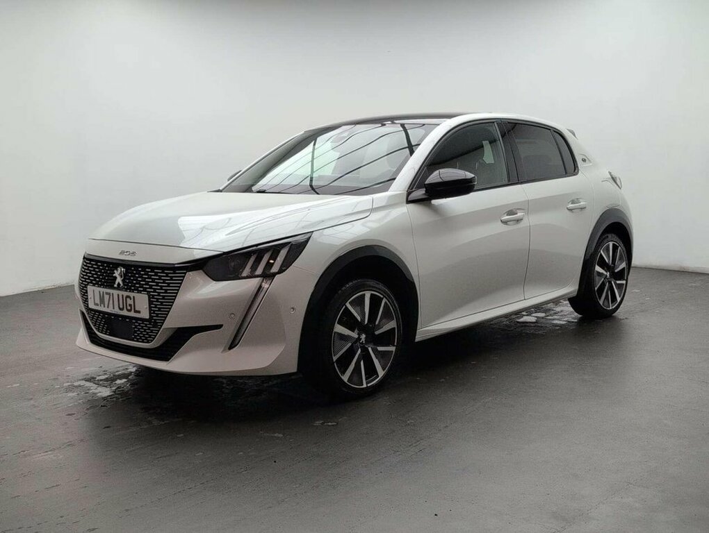 Peugeot e-208 Hatchback LM71UGL White #4