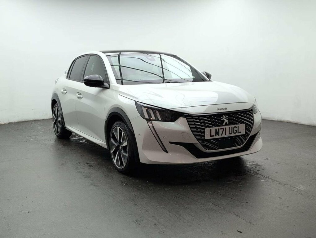 Peugeot e-208 Hatchback LM71UGL White #2