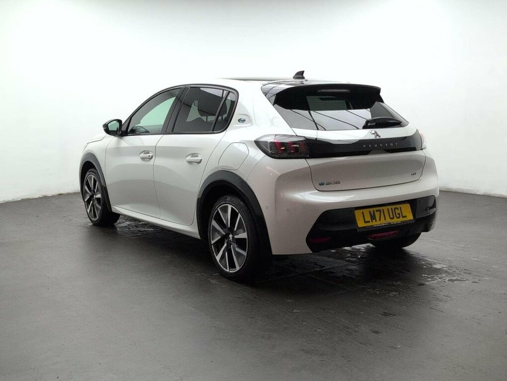 Peugeot e-208 Hatchback LM71UGL White #6