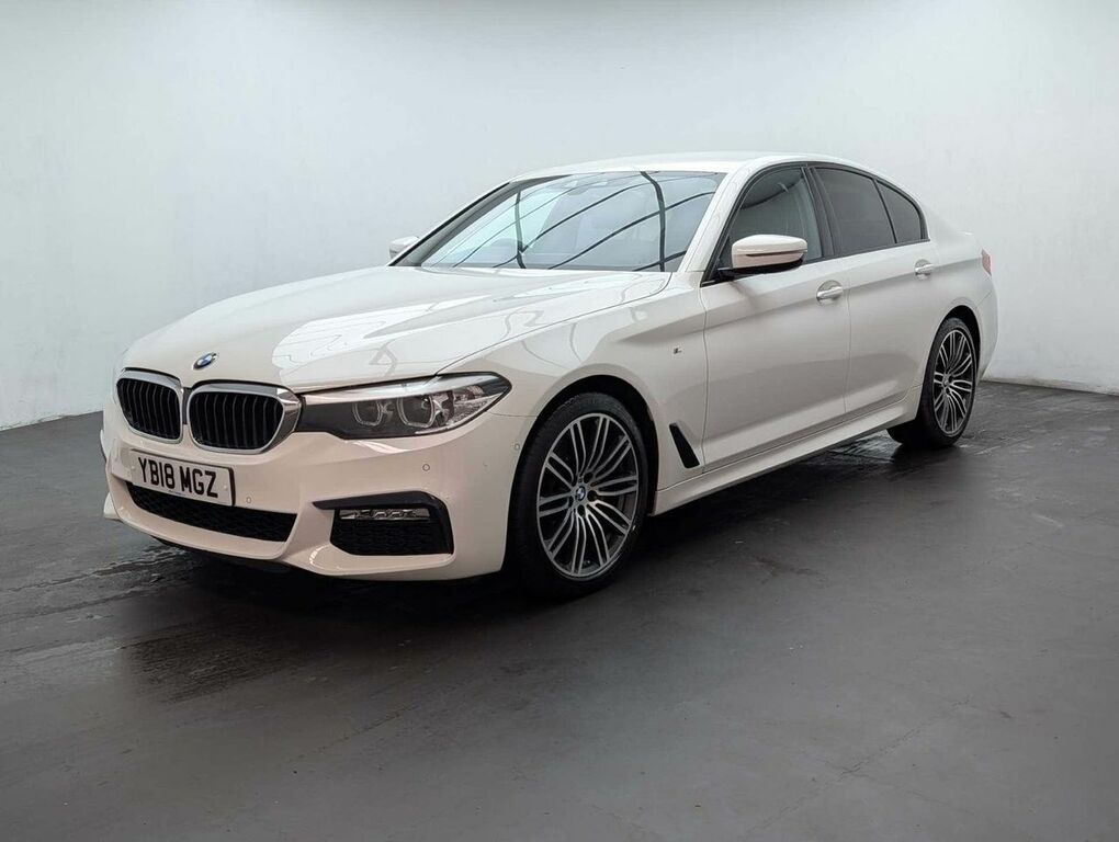 BMW 5 Series 2.0 520D M Sport YB18MGZ White #3