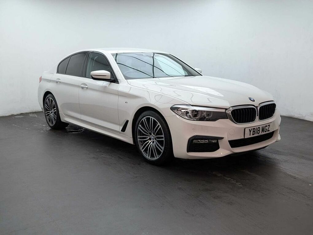 BMW 5 Series 2.0 520D M Sport YB18MGZ White #6