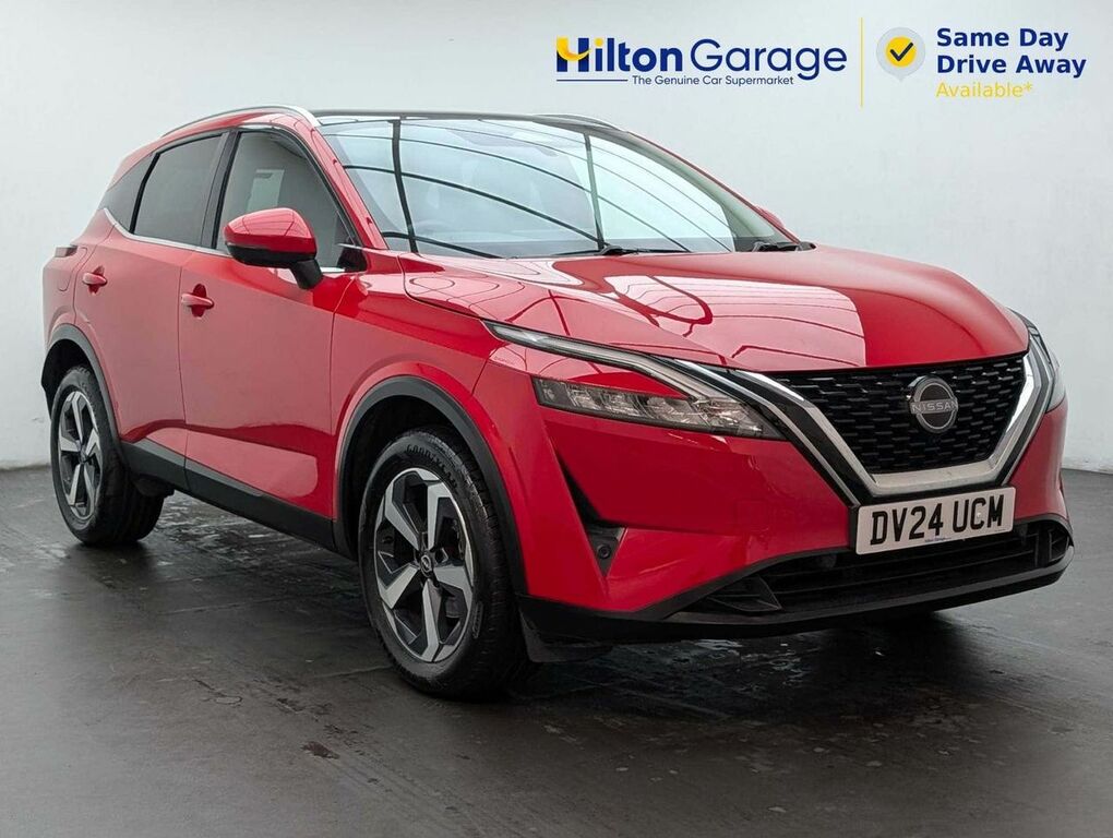 Nissan Qashqai 1.3 Qashqai N-connecta Dig-t Mhev DV24UCM Red