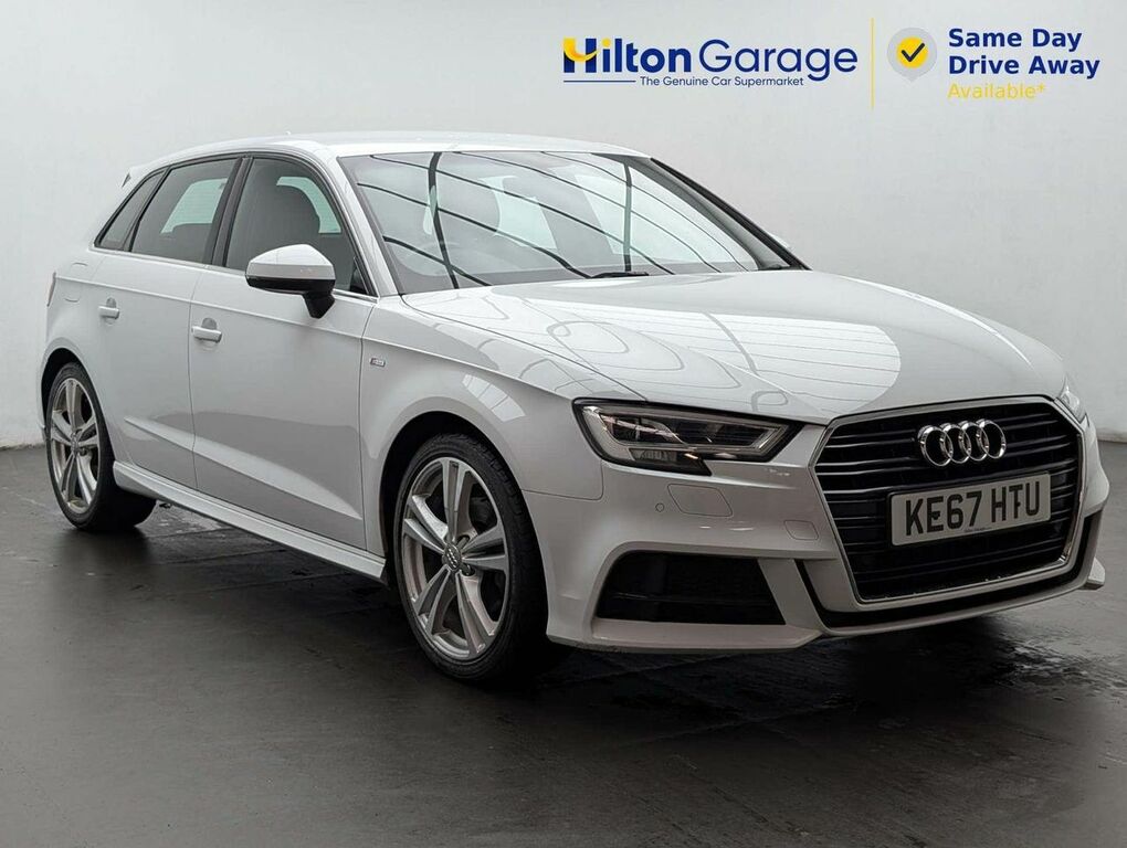 Audi A3 1.5 A3 Sportback S Line Tfsi KE67HTU White