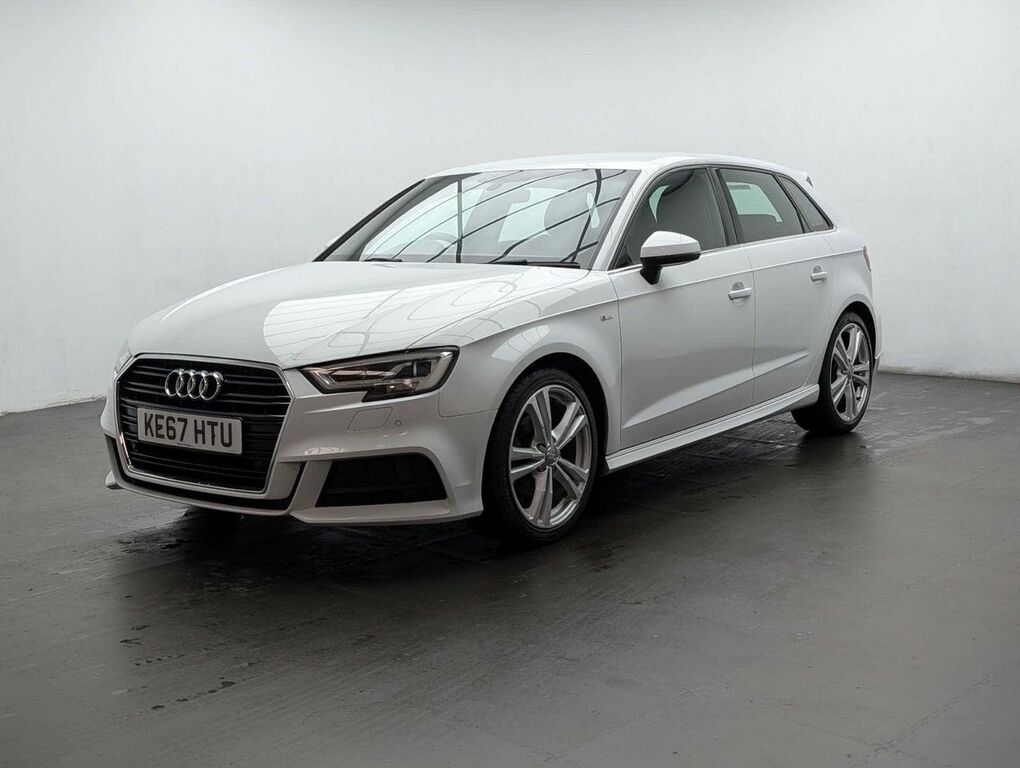 Audi A3 1.5 A3 Sportback S Line Tfsi KE67HTU White #4