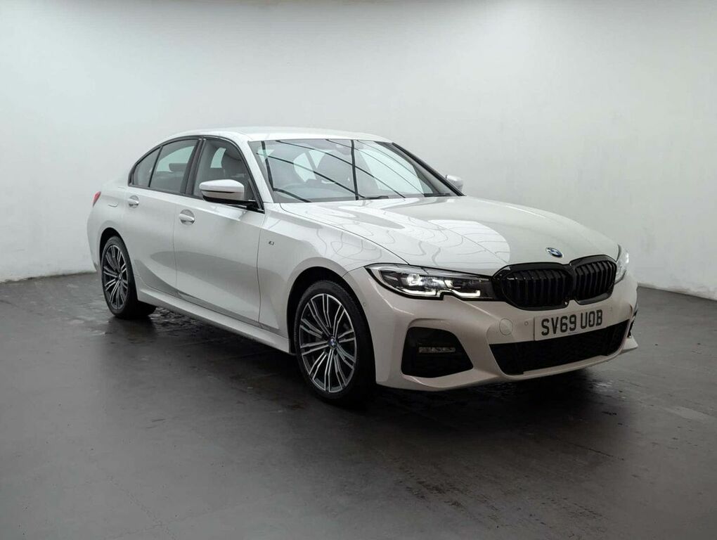BMW 3 Series 2.0 330E M Sport White #2