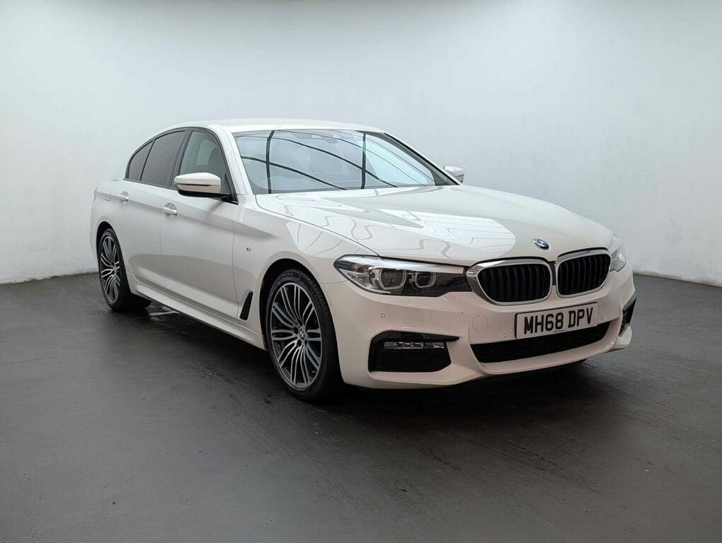 BMW 5 Series 2.0 520I M Sport White #2