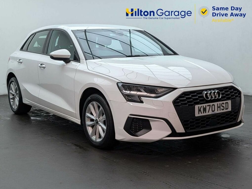 Audi A3 1.0 A3 Sportback 30 Tfsi Technik KW70HSD White