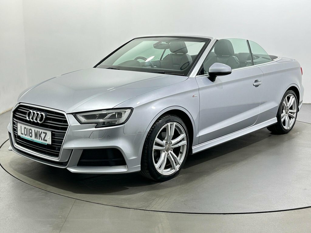 Audi A3 Cabriolet 2L S Line Silver #3