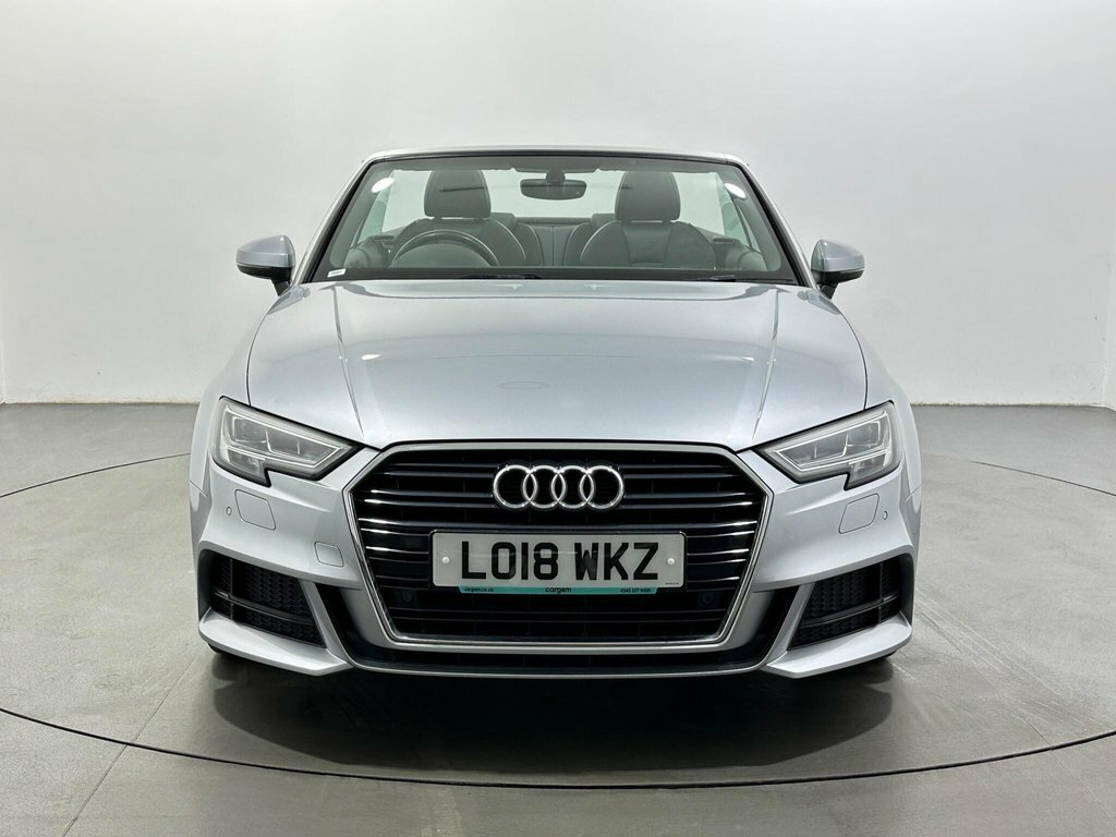 Audi A3 Cabriolet 2L S Line Silver #2