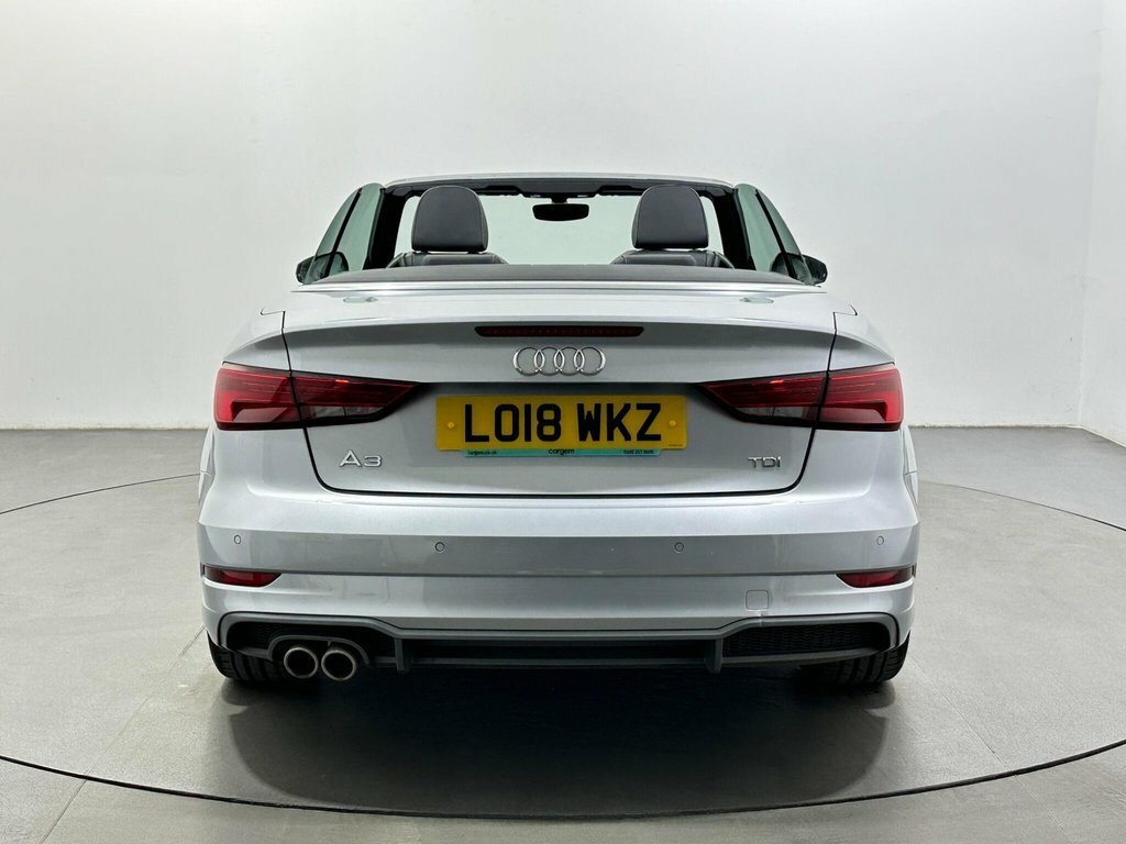 Audi A3 Cabriolet 2L S Line Silver #6