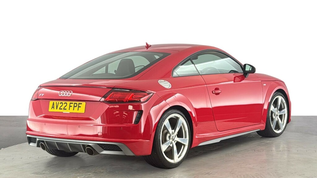 Audi TT 2.0 Tfsi 40 S Line Coupe S Tronic Euro AV22FPF Red #4