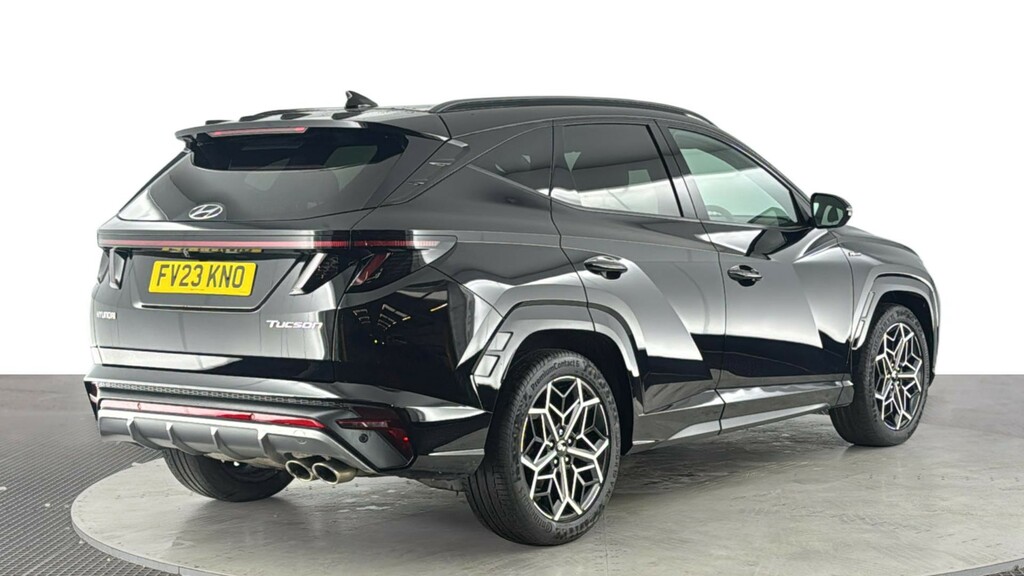 Hyundai Tucson 1.6 T-gdi Mhev N Line S Suv Hybrid Dct FV23KNO Black #4