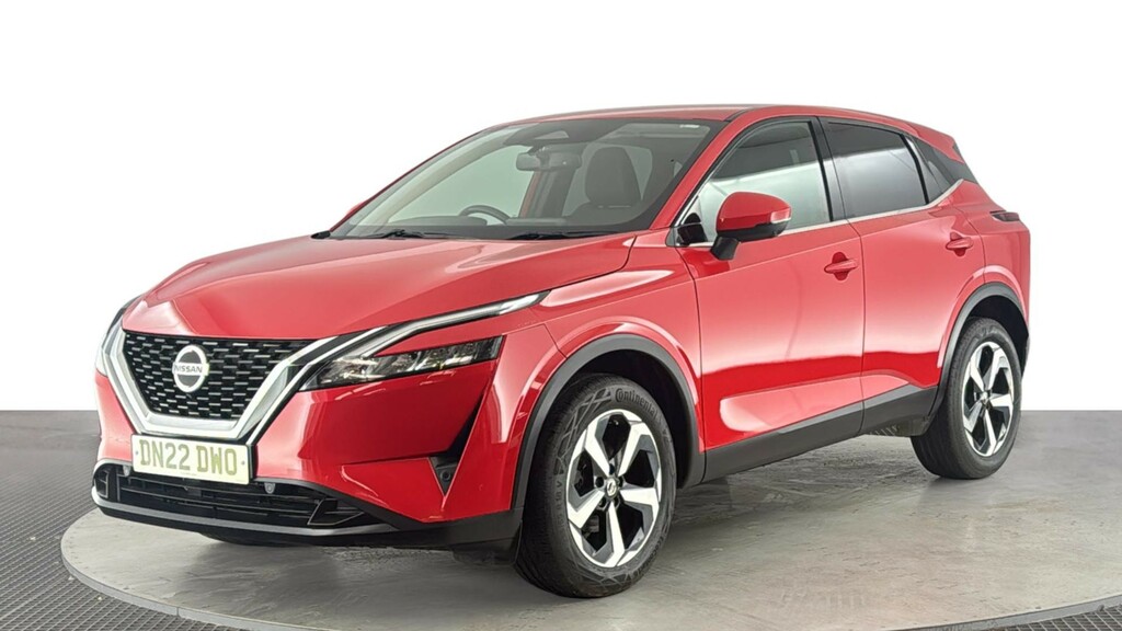 Nissan Qashqai 1.3 Dig-t Mhev N-connecta Suv Hybrid Ma DN22DWO Red