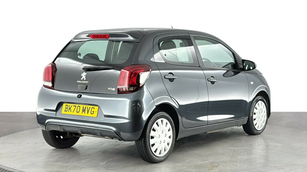 Peugeot 108 1.0 Active Hatchback Euro 6 Ss BK70MVG Grey #4
