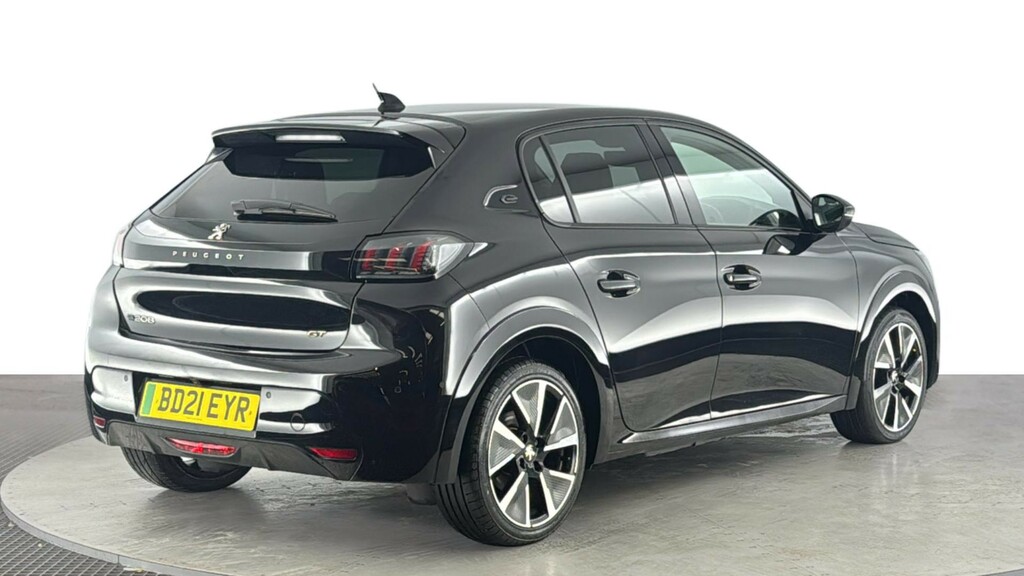 Peugeot e-208 50Kwh Gt Hatchback 136 Ps BD21EYR Black #4