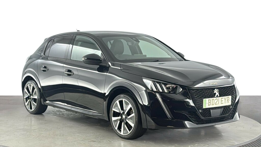 Peugeot e-208 50Kwh Gt Hatchback 136 Ps BD21EYR Black #2