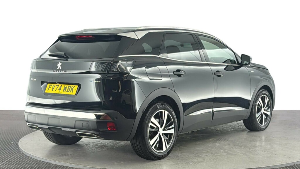 Peugeot 3008 1.6 13.2Kwh Gt Suv Plug-in Hybrid E-eat Black #4