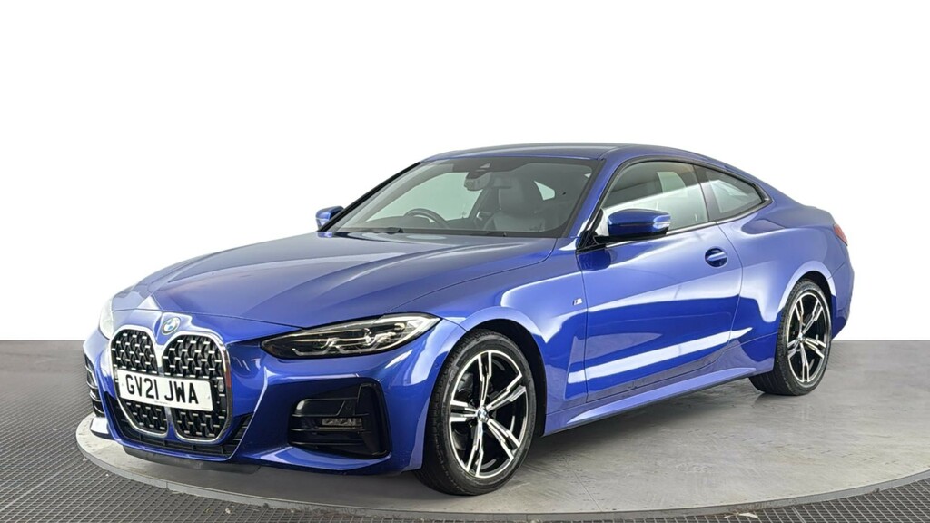 BMW 4 Series Gran Coupe 2.0 420I M Sport Coupe Euro 6 Ss GV21JWA Blue