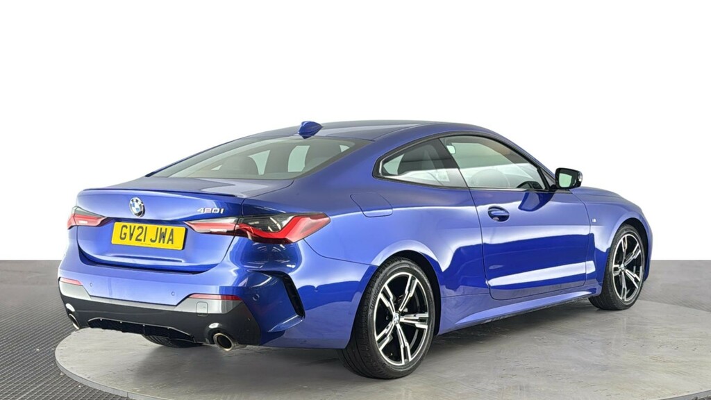 BMW 4 Series Gran Coupe 2.0 420I M Sport Coupe Euro 6 Ss GV21JWA Blue #4